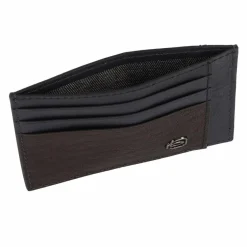 Piquadro Visitenkartenetuis<Black Square Kreditkartenetui Leder 11 cm blue-dark brown