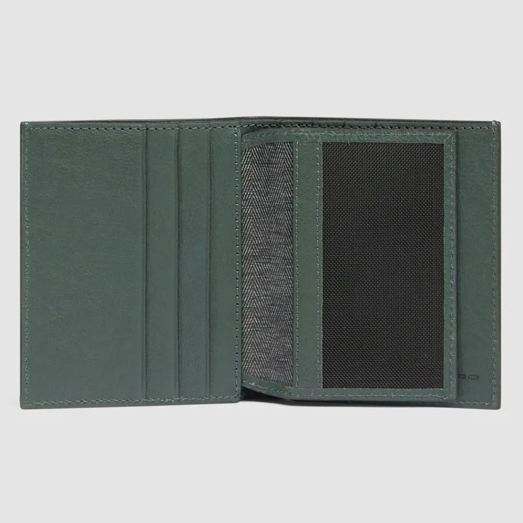 Best Piquadro Black Square Kreditkartenetui RFID Schutz Leder 9 cm green
