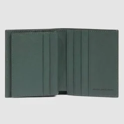 Best Piquadro Black Square Kreditkartenetui RFID Schutz Leder 9 cm green