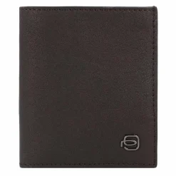 Piquadro Black Square Kreditkartenetui RFID Schutz Leder 9 cm