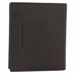 Piquadro Black Square Kreditkartenetui RFID Schutz Leder 9 cm