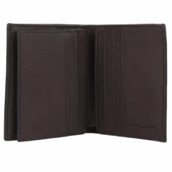 Piquadro Black Square Kreditkartenetui RFID Schutz Leder 9 cm