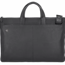 Piquadro Laptoptaschen|Aktentaschen<Black Square Laptoptasche Leder 47 cm nero