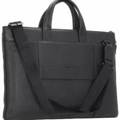 Piquadro Laptoptaschen|Aktentaschen<Black Square Laptoptasche Leder 47 cm nero