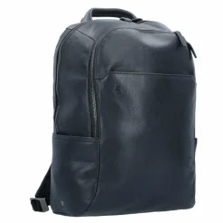Piquadro Black Square Rucksack Leder 39 cm Laptopfach