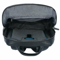 Piquadro Black Square Rucksack Leder 39 cm Laptopfach