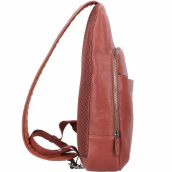 Online Piquadro Black Square Umhängetasche Leder 20 cm tobacco