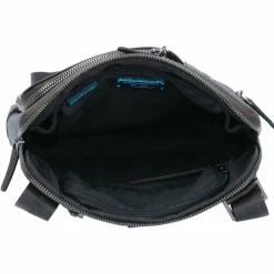 Piquadro Umhängetaschen<Black Square Umhängetasche Leder 24 cm testa di moro