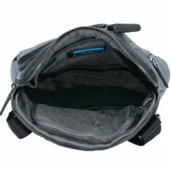 Piquadro Black Square Umhängetasche Leder 23 cm