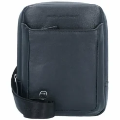 Piquadro Black Square Umhängetasche Leder 17 cm