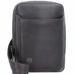 Piquadro Black Square Umhängetasche Leder 17 cm