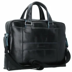 Piquadro Laptoptaschen|Aktentaschen<Blue Square Aktentasche III Leder 40 cm Laptopfach black