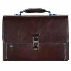 Best Piquadro Blue Square Aktentasche II Leder 40 cm Laptopfach mahagonibraun