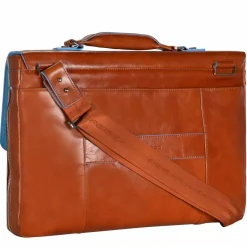 Best Piquadro Blue Square Aktentasche II Leder 40 cm Laptopfach mahagonibraun