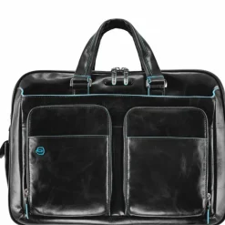 Piquadro Laptoptaschen|Aktentaschen<Blue Square Aktentasche Leder 41 cm Laptopfach schwarz