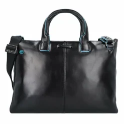 Piquadro Laptoptaschen|Aktentaschen<Blue Square Aktentasche Leder 42 cm Laptopfach schwarz