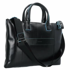 Piquadro Laptoptaschen|Aktentaschen<Blue Square Aktentasche Leder 42 cm Laptopfach schwarz