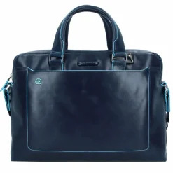 Piquadro Laptoptaschen|Aktentaschen<Blue Square Aktentasche III Leder 40 cm Laptopfach nachtblau