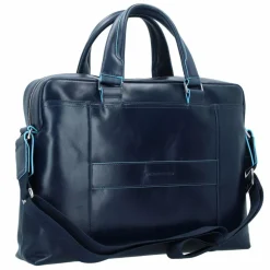 Piquadro Laptoptaschen|Aktentaschen<Blue Square Aktentasche III Leder 40 cm Laptopfach nachtblau