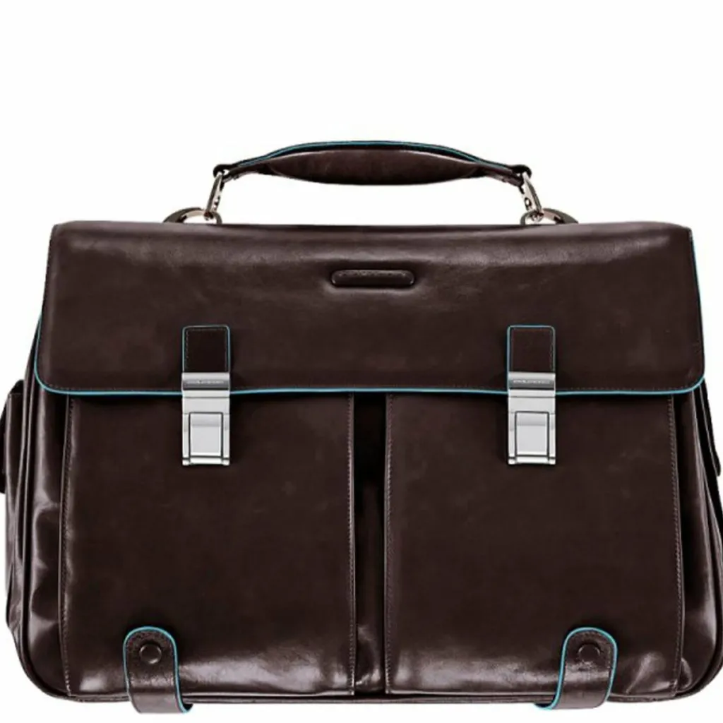 Piquadro Laptoptaschen|Aktentaschen<Blue Square Aktentasche Leder 43 cm Laptopfach mahagonibraun