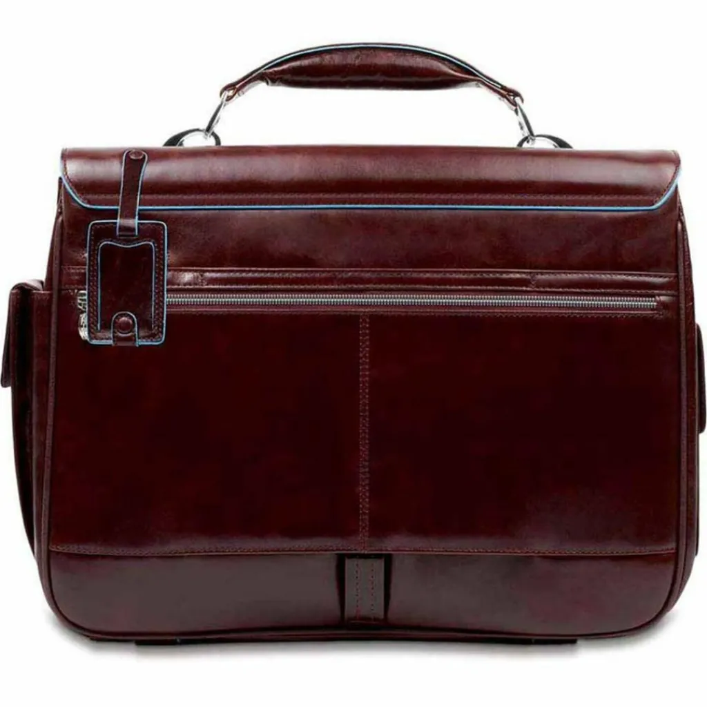 Piquadro Laptoptaschen|Aktentaschen<Blue Square Aktentasche Leder 43 cm Laptopfach mahagonibraun