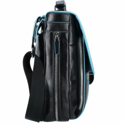 Piquadro Laptoptaschen|Aktentaschen<Blue Square Aktentasche II Leder 40 cm Laptopfach black