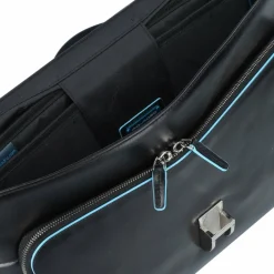 Piquadro Laptoptaschen|Aktentaschen<Blue Square Aktentasche II Leder 40 cm Laptopfach black