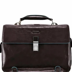 Best Piquadro Blue Square Aktentasche I Leder 44 cm Laptopfach mahagonibraun