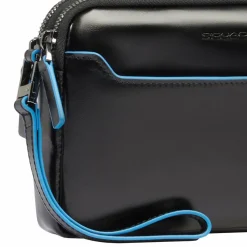 Piquadro Blue Square Clutch Geldbörse Leder 21 cm black