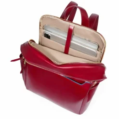 Piquadro Blue Square Daypack RFID Schutz Leder 37 cm Laptopfach