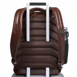 Piquadro Lederrucksäcke|Daypacks<Blue Square Daypack Leder 42 cm Laptopfach mahogany