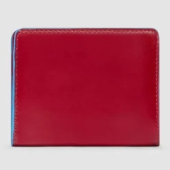 Sale Piquadro Blue Square Geldbörse RFID Schutz Leder 11 cm red