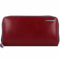 Clearance Piquadro Blue Square Geldbörse RFID Leder 19 cm red
