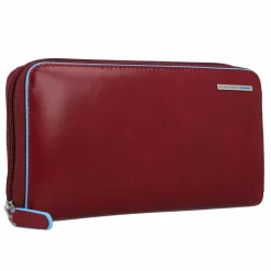 Clearance Piquadro Blue Square Geldbörse RFID Leder 19 cm red
