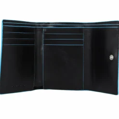 Piquadro Blue Square Geldbörse RFID Leder 12 cm black