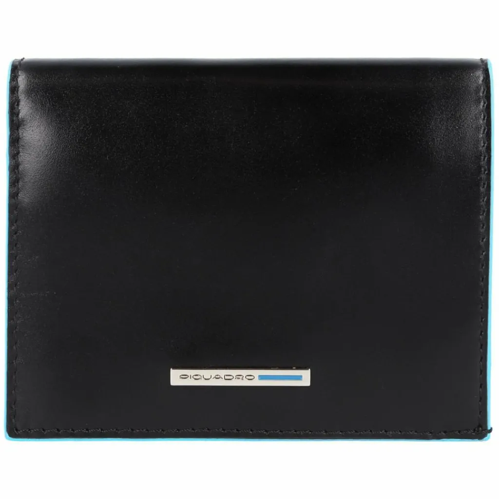 Piquadro Damengeldbörsen Querformat<Blue Square Geldbörse Leder 11 cm black