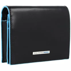 Piquadro Damengeldbörsen Querformat<Blue Square Geldbörse Leder 11 cm black