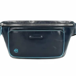 Sale Piquadro Square Gürteltasche Leder 29 cm blue