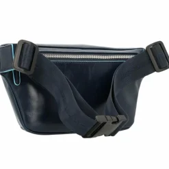 Sale Piquadro Square Gürteltasche Leder 29 cm blue