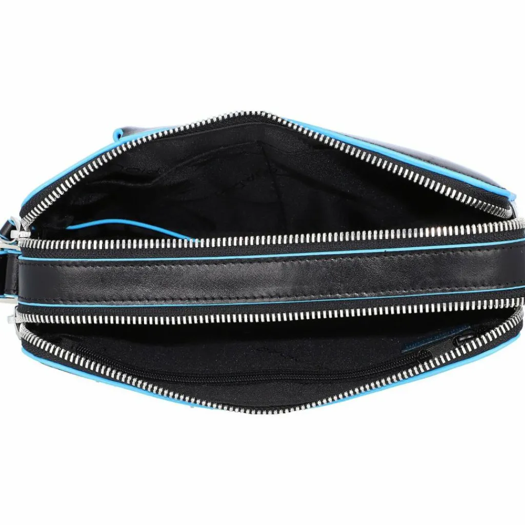 Herren Piquadro Blue Square Handgelenktasche Leder 21 cm