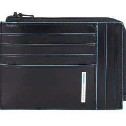 Clearance Piquadro Blue Square Kreditkartenetui RFID Leder 12 cm black
