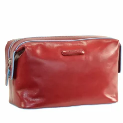 Piquadro Kulturbeutel<Blue Square Kulturbeutel Leder 23 cm rot