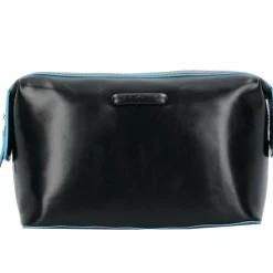 Piquadro Kulturbeutel<Blue Square Kulturbeutel Leder 23 cm black