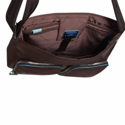 Online Piquadro Blue Square Messenger Leder 37 cm Laptopfach mahagonibraun