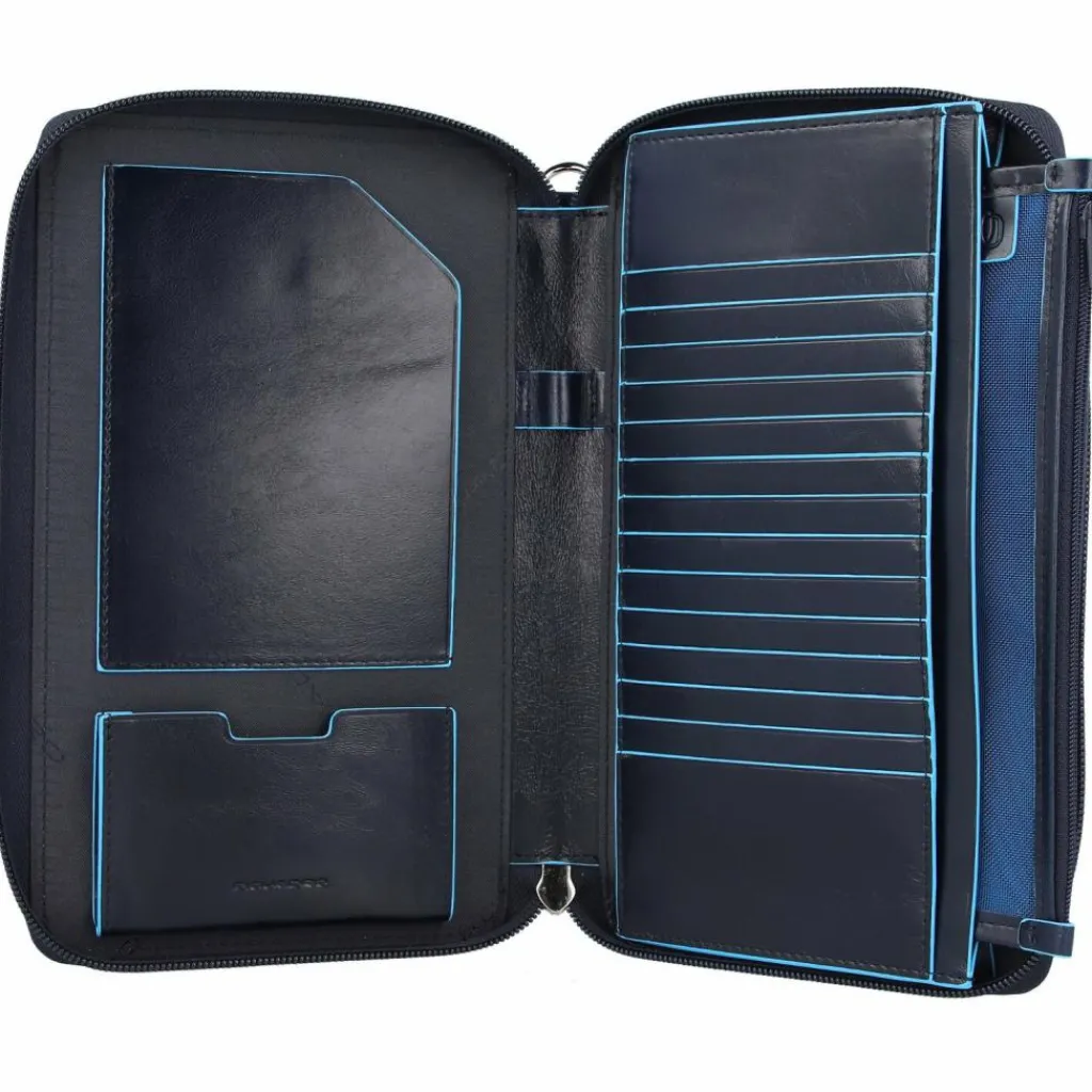 Best Piquadro Blue Square Reisepaassetui Leder 14 cm night blue