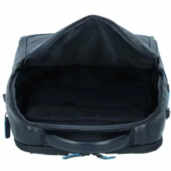 Piquadro Blue Square Revamp Business-Rucksack Leder 41 cm Laptopfach night blue