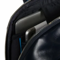 Piquadro Lederrucksäcke|Daypacks<Square Revamp Rucksack RFID Leder 39 cm Laptopfach blue