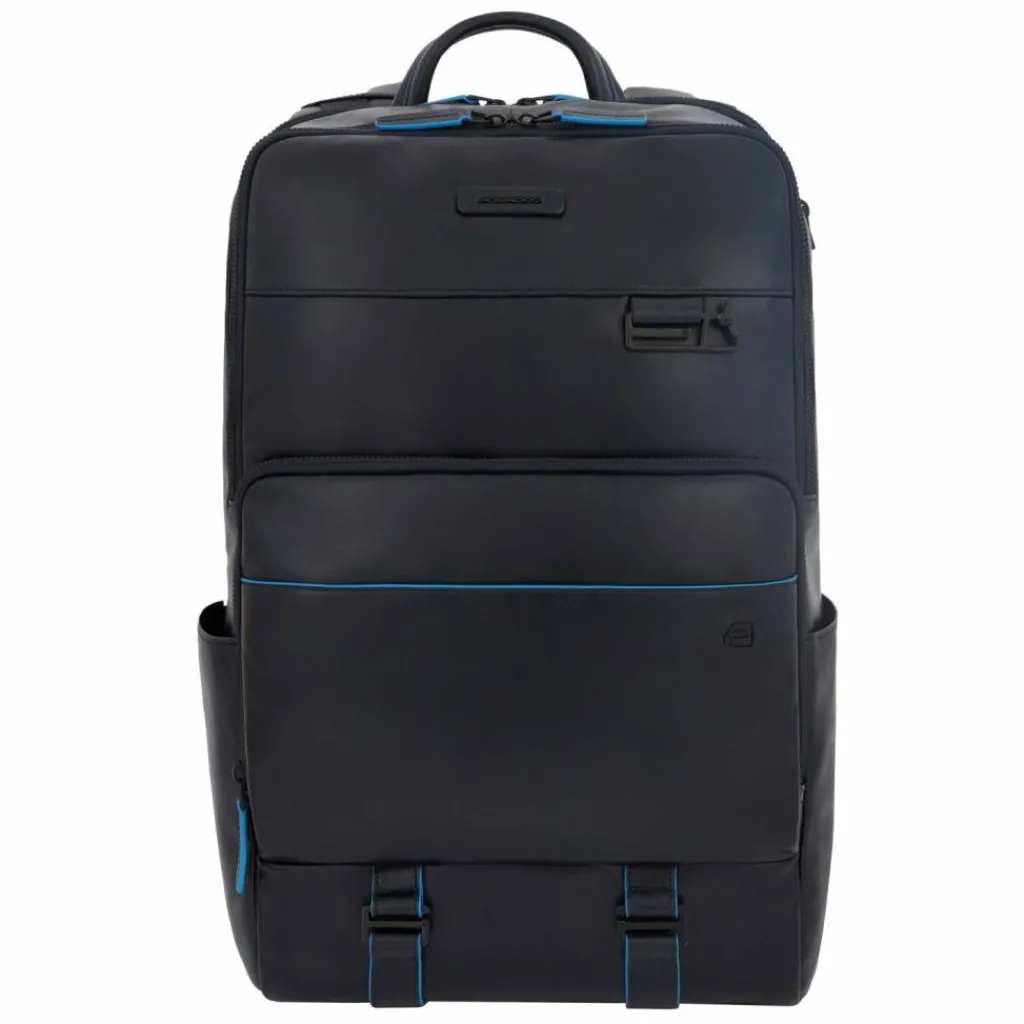 Piquadro Square Revamp Business-Rucksack RFID Schutz Leder 43 cm Laptopfach