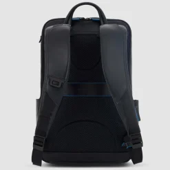 Piquadro Square Revamp Business-Rucksack RFID Schutz Leder 43 cm Laptopfach
