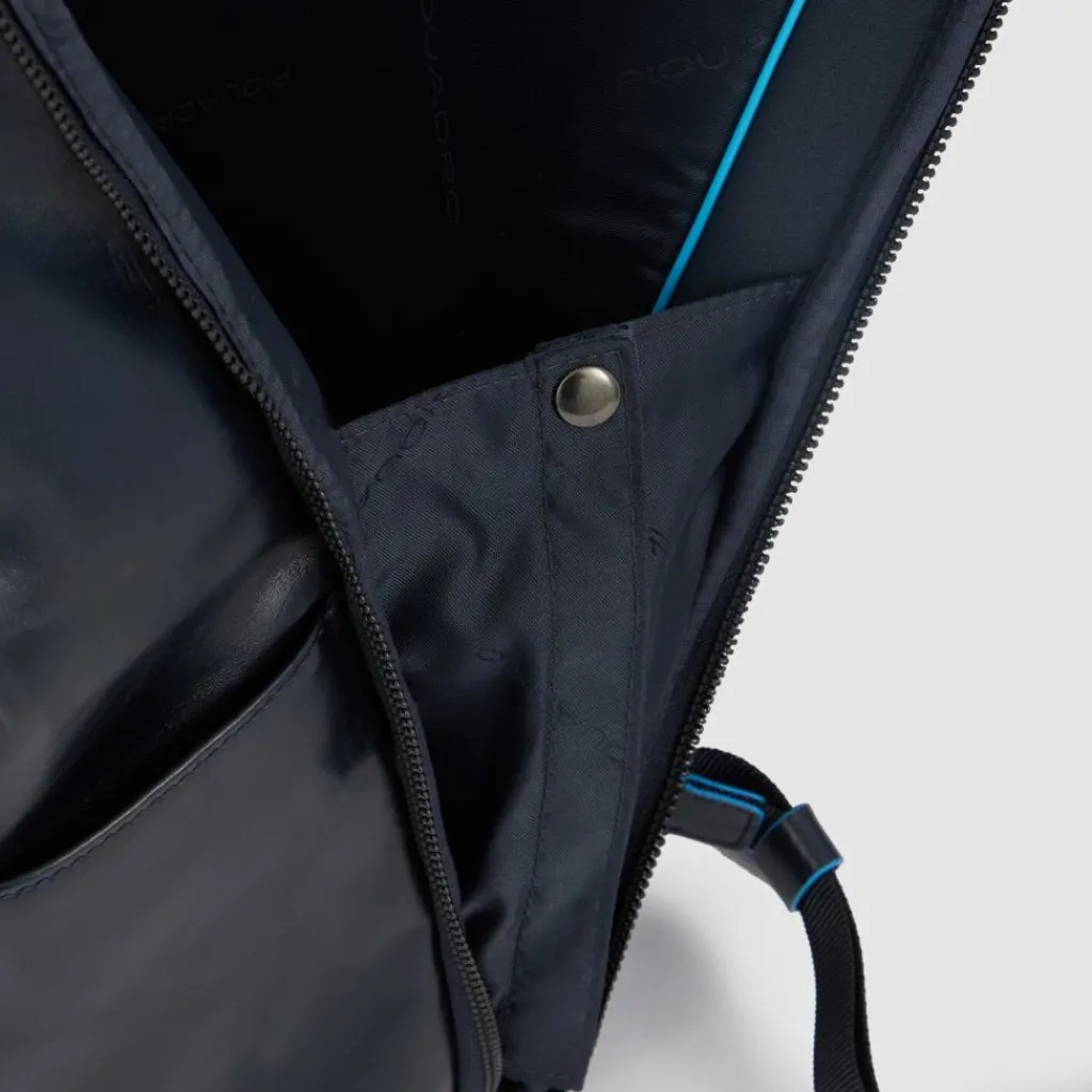 Piquadro Square Revamp Business-Rucksack RFID Schutz Leder 43 cm Laptopfach
